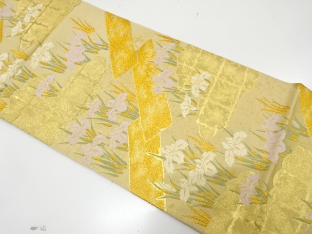 JAPANESE KIMONO / ANTIQUE FUKURO OBI / SILK / WOVEN BRIDGE